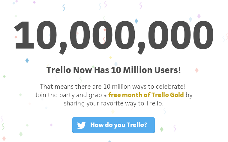 Trello - 10 Million Users!
