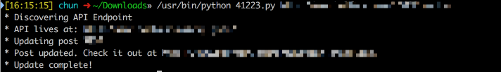 [WordPress] 4.7 與 4.7.1 在新功能 REST-API 的重大漏洞
今天看到[Content Injection Vulnerability in WordPress](https://blog.sucuri.net/2017/02/content-injection-vulnerability-wordpress-rest-api.html) 說的漏洞技術細節後，就試了一下，還真的挺大條的ＸＤ
難怪回報中

> Exploitation Level: Easy/Remote
> DREAD Score: 9/10

還不趕快更新到 WordPress 4.7.2 阿～

> 這位被我測試的苦主，雖然萍水沒相逢，但還是抱歉拉！><

#技術相關 #新聞資訊 #WordPress #REST #API #漏洞 #注入攻擊