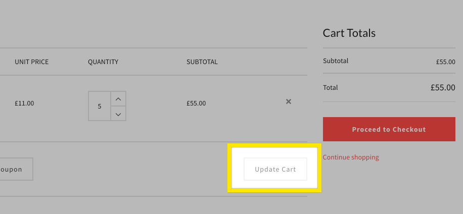 Wc auto update cart
