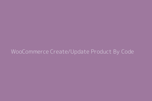 Wc update product by code