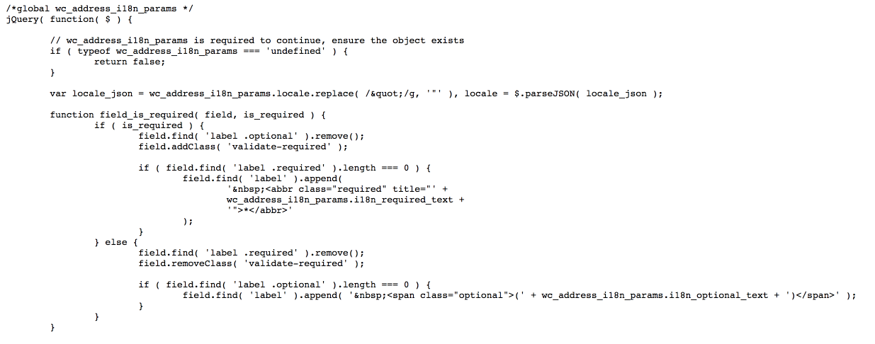 WooCommerce Address i18n