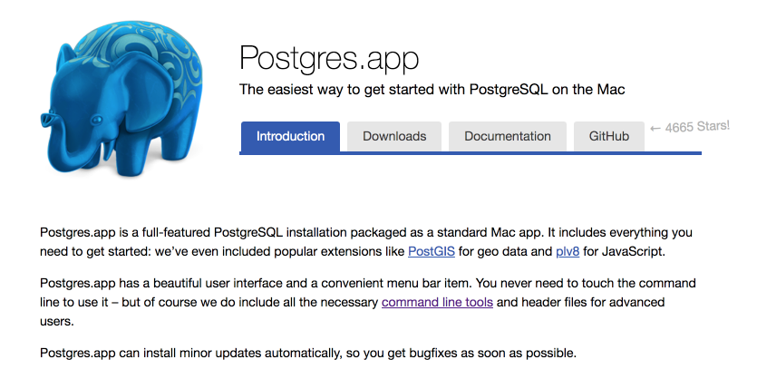 超級方便開發使用的 PostgreSQL 資料庫工具 - Postgres.app