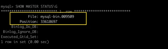 MySQL Master Status